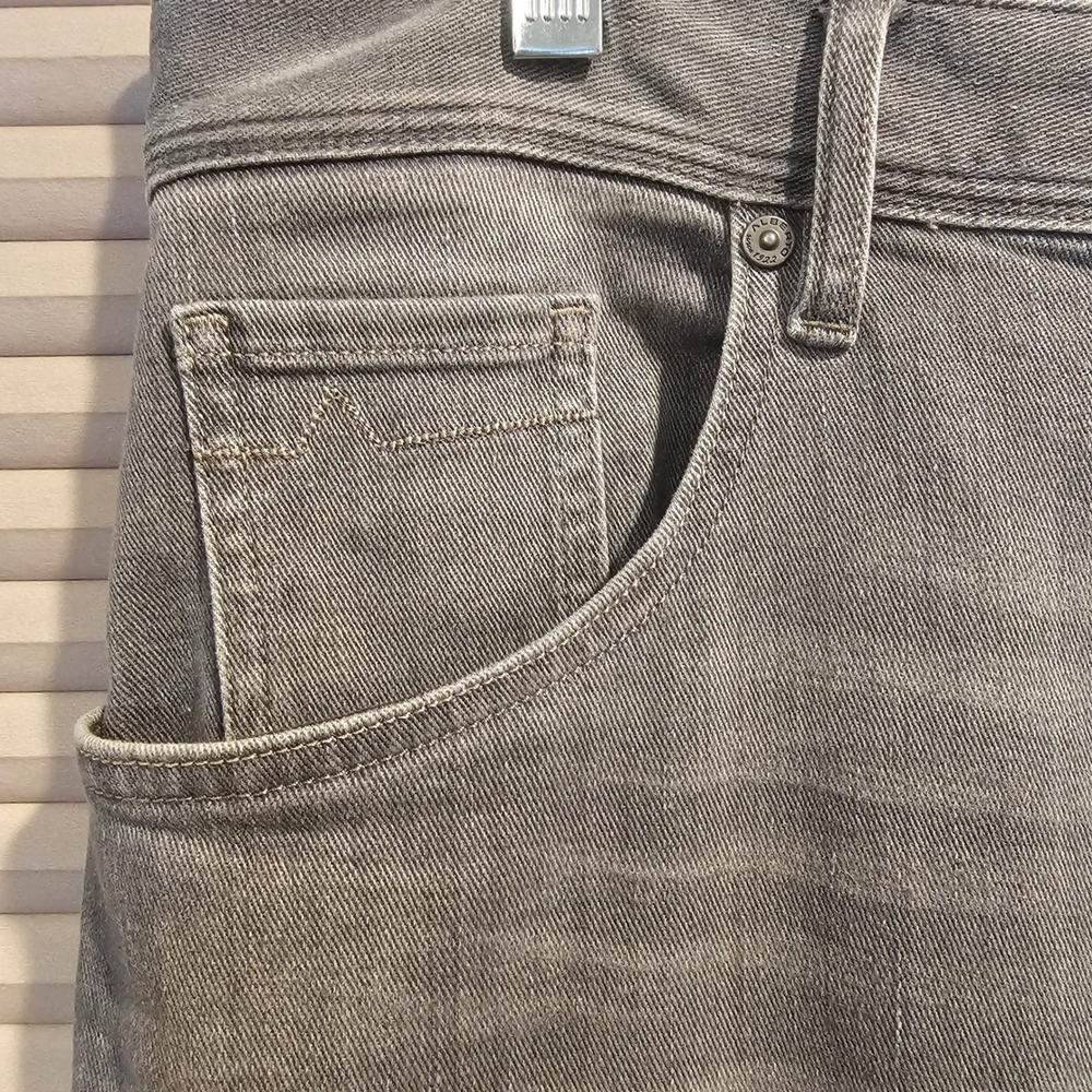 Alberto Modern Fit Jeans Stone Grey DS Dual FX Lefthand Denim Mens W35 L32‎ - Picture 2 of 12